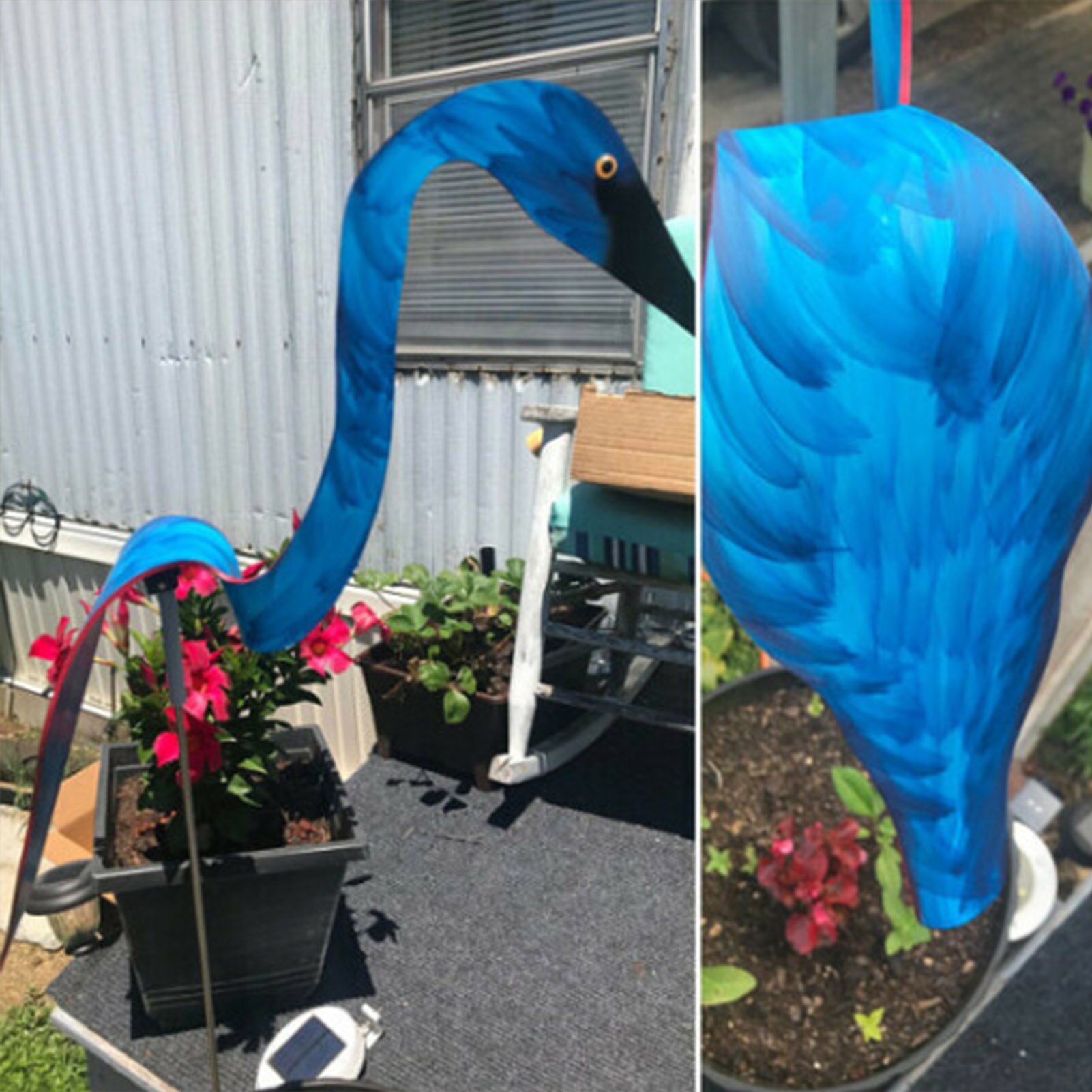 23 inch blauw glas zee windgong glazen windgong voor buiten, handgemaakte vis windgong grote glazen windgong voor strandfeest, bruiloft decor