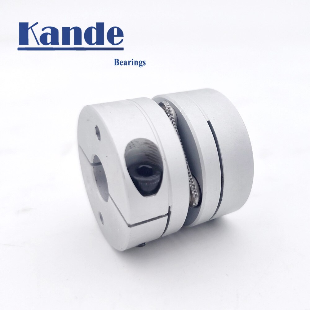Aluminiumlegering  d20 l 20 enkel membrankoppling elastisk led  d20mm l20mm kulskruv steg servomotor kodare dator fa delar