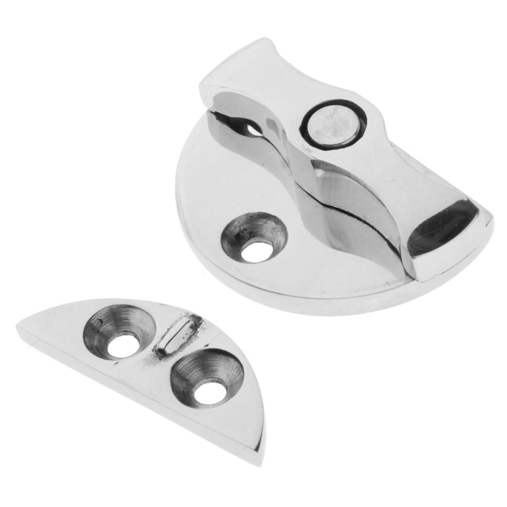 Universal marine 316 rustfritt stål vridelås rund dørlås båtdør fangeskap marine lås 45mm sølv