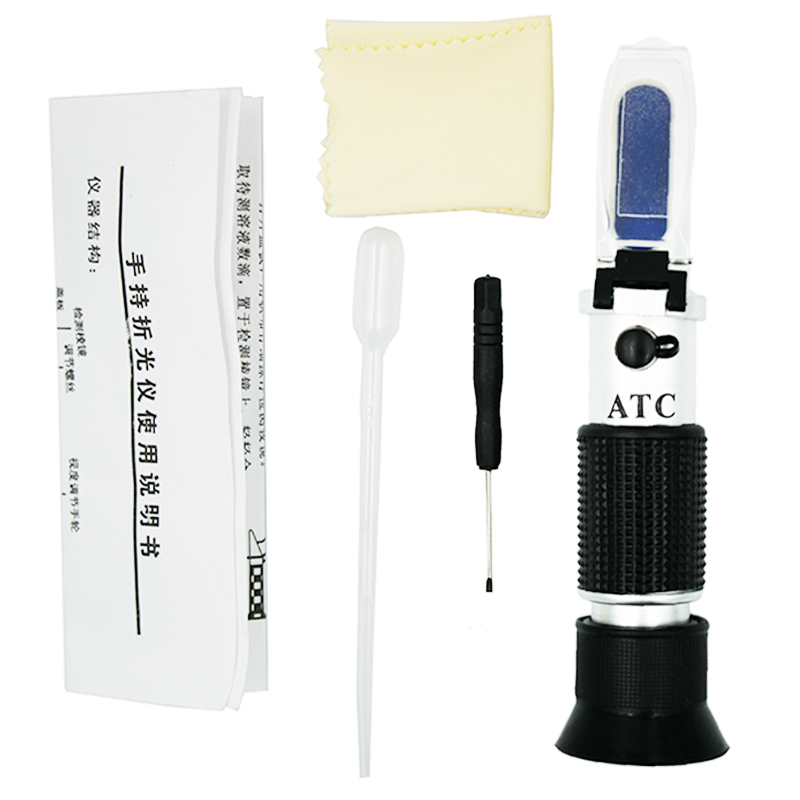 Anpro brix refraktometer for refraktometer for ølurt, dobbel skala - spesifikk tyngdekraft 1.000-1.300 og brix 0-32% 40% off