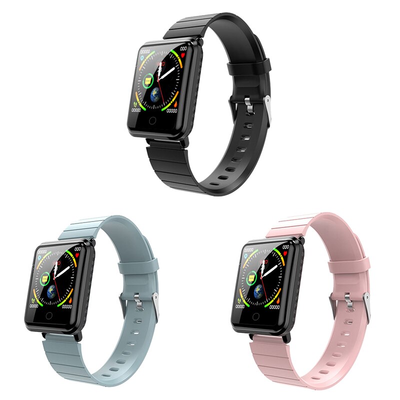 Smartwatch  v6 thermometer armband temperatuurmeter horloge hartslagmeter fitness tracker klok sport