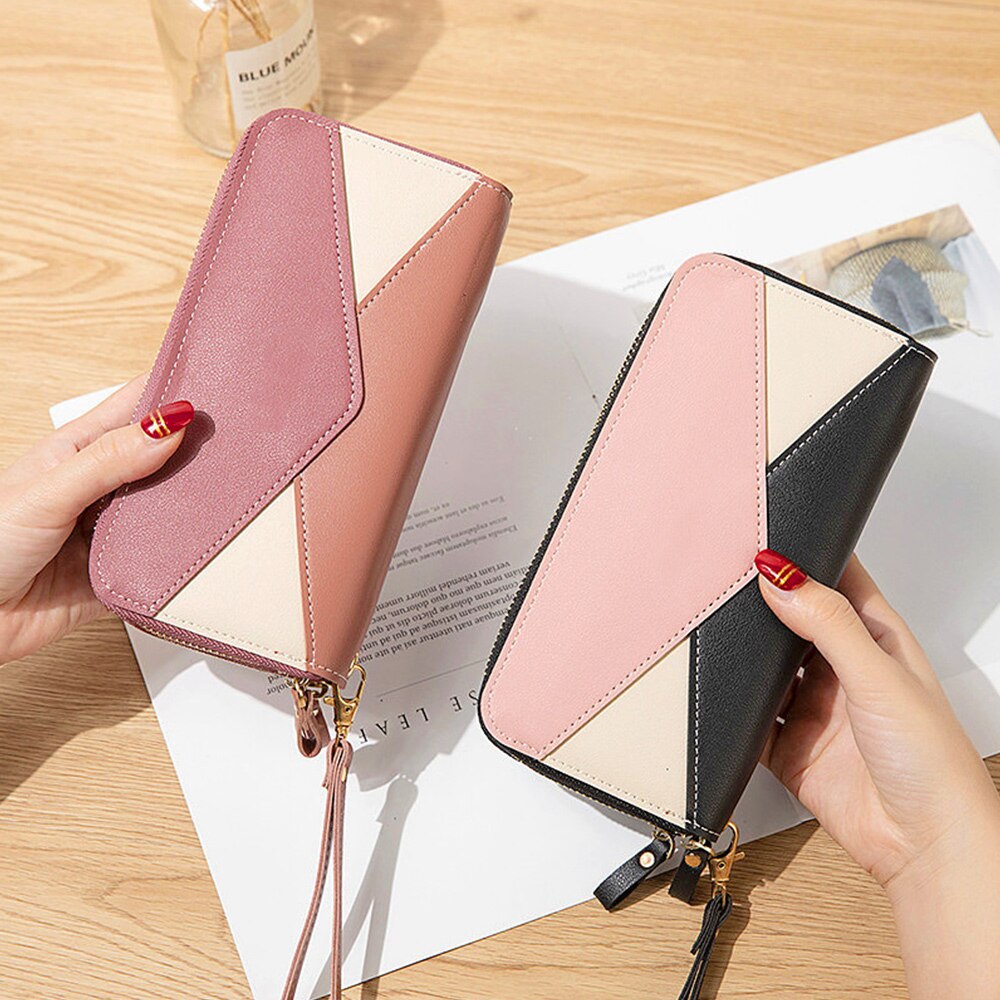 Bloemen polsband dames lange clutch tas grote capaciteit portemonnee dames portemonnee dames portemonnee mobiele telefoon kaarthouder catlas