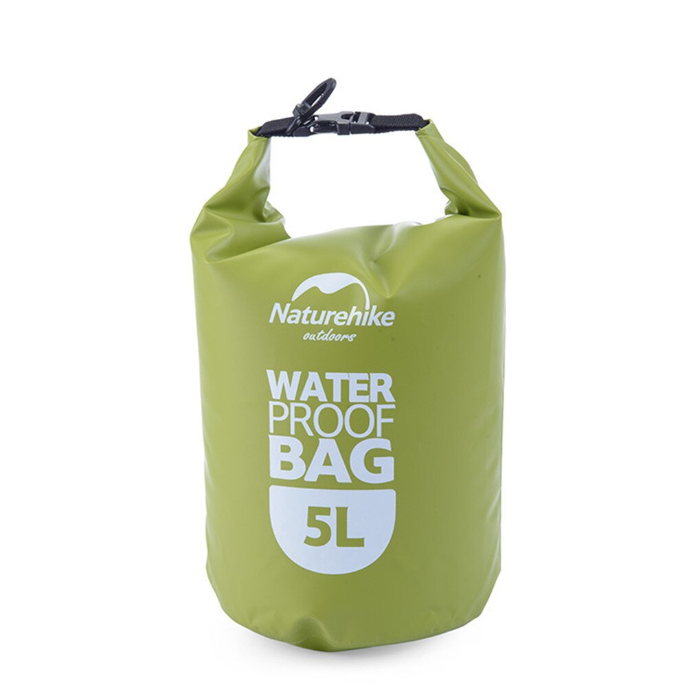 2l 5l reisesurfingvesker mobiltelefon vanntett veske utendørs bading elverafting bag strand vannforseglet veske veske deksel: Grønn 5l