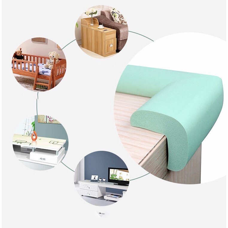 12 pièces Table coin protecteur Anti-collision Angle anti-dérapant épaissir Table coin Double face colle plus épaisse sécurité bébé protecteur