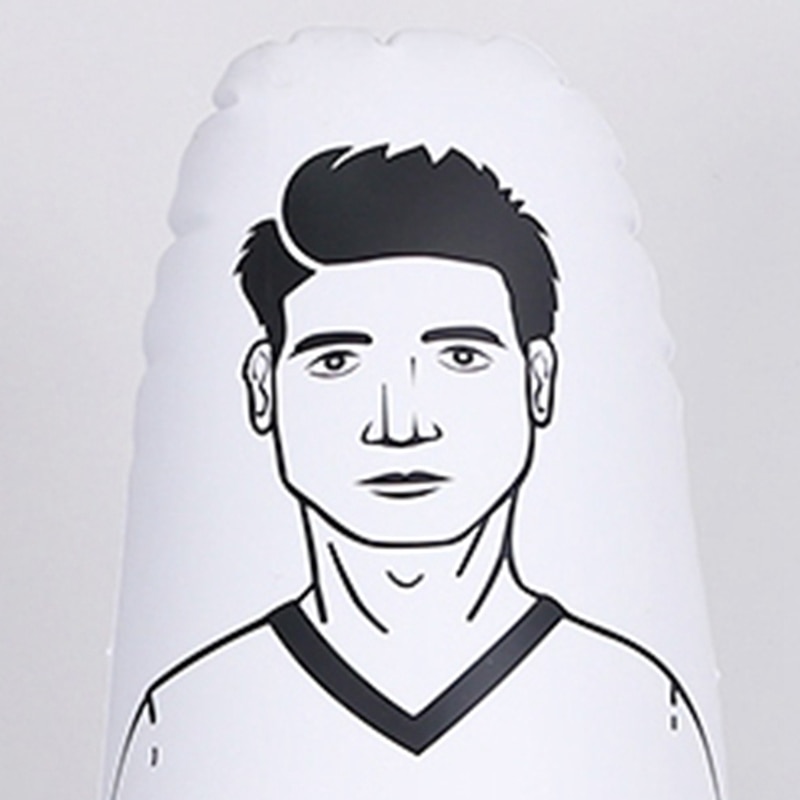 Piłka nożna dmuchana dla dzieci trening bramkarz kubek powietrze piłka nożna manekin szkoleniowy piłka nożna przyrząd szkoleniowy nadmuchiwany manekin