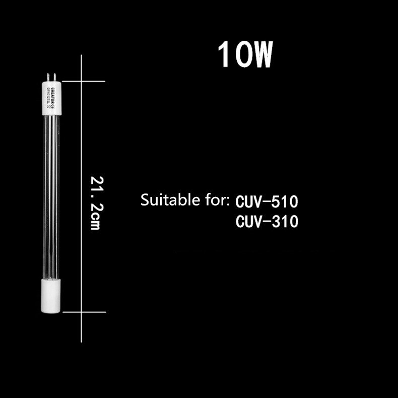 SUNSUN-Lámpara germicida UV para acuario, dispositivo externo para eliminar alage, CUV303, 305, 505, 510: 510 Wick