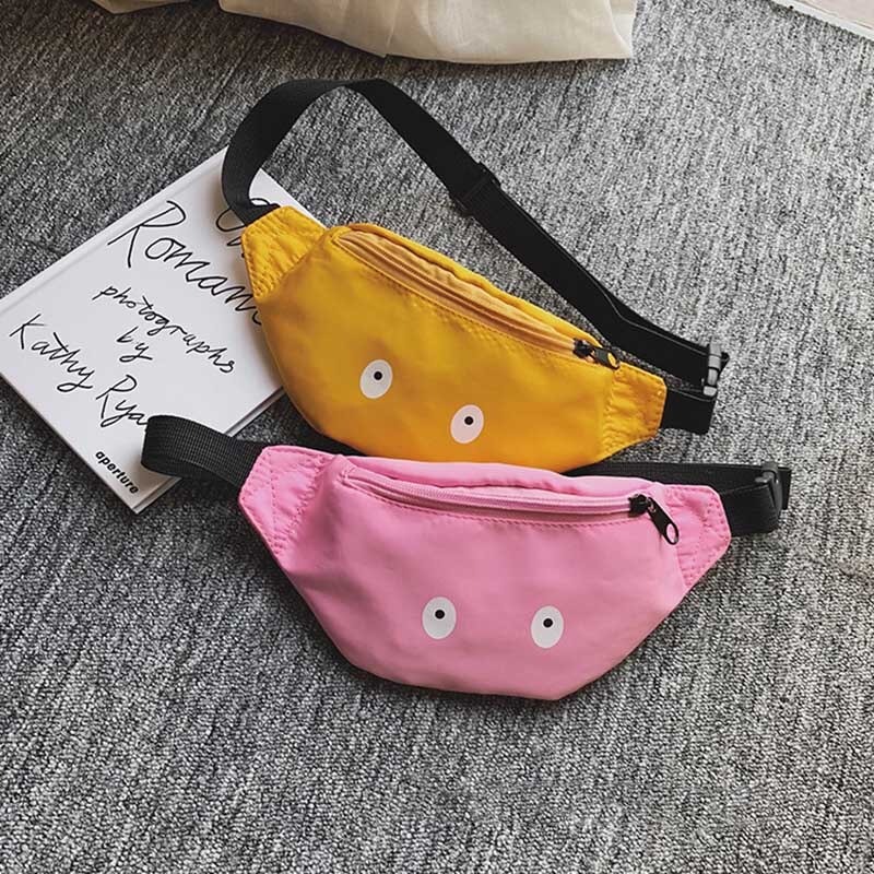 freundlicher Taille Pack Nette Augen Brust Tasche Junge Mädchen Einstellbare fanny Gürtel Taschen O66