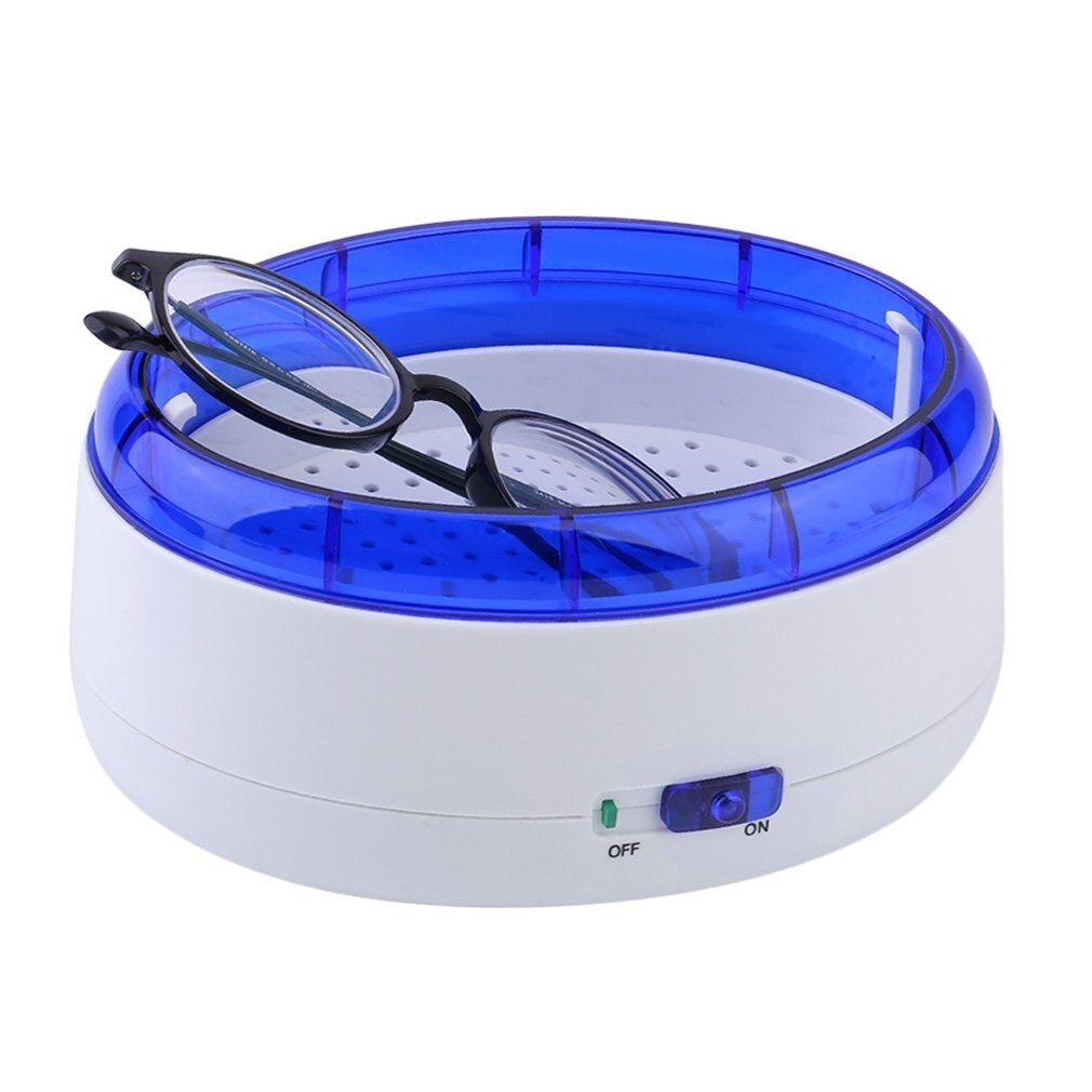 Limpiador ultrasónico para joyería, limpiador para cortadores para manicura, Micro herramientas, gafas para afeitar, máquina de limpieza por ultrasonidos, 600ml