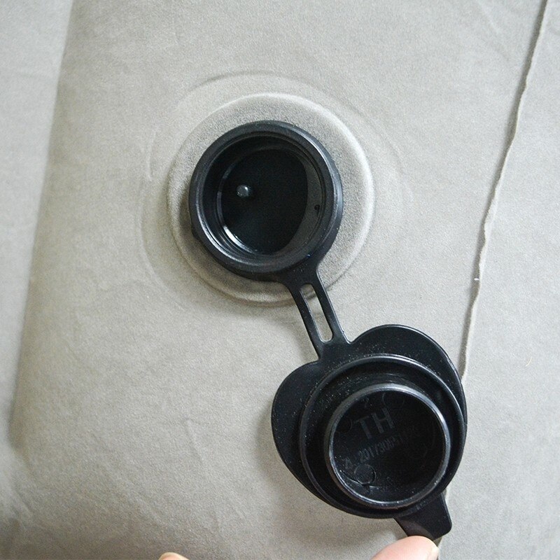 Portable Light Quick Inflatable Foot Rest Pillow Car Bus Airplane Travel Sleeping Footrest Pillow With Storage Inflatable Bag