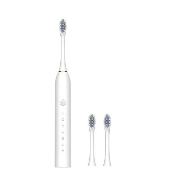 Sonic Electric Toothbrush for Adults IPX7 Waterproof DuPont Brush Head USB Rechargeable High Frequency Cleaning 6 Cleaning Modes: Ivory
