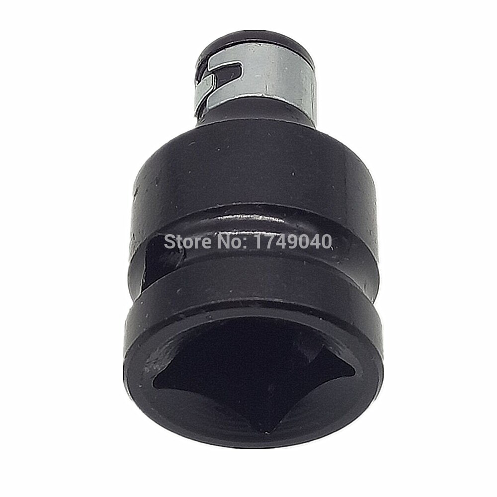 Quick Release Screwdriver Bit Conversion Tool Adaptor 1/2" Inch Square Dr to 1/4" Inch Hex Shank Power Impact Socket Adapter