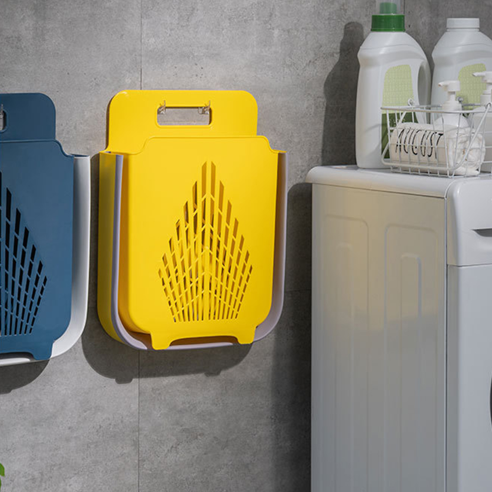 Portable Folding Dirty Clothes Hamper Storage Rack Household Storage Rack Wall Hanging Debris Underwear Laundry Basket