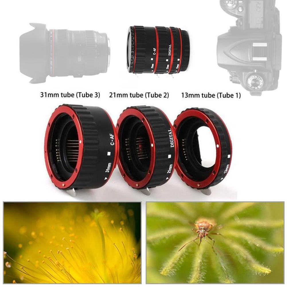 Lens Adapter Mount Autofocus Af Macro Extension Tube EF-S T4i Lens 7D Lens 60D T5i Voor Canon 600D 550D 6D 70D T2i T3i Ring U9X1