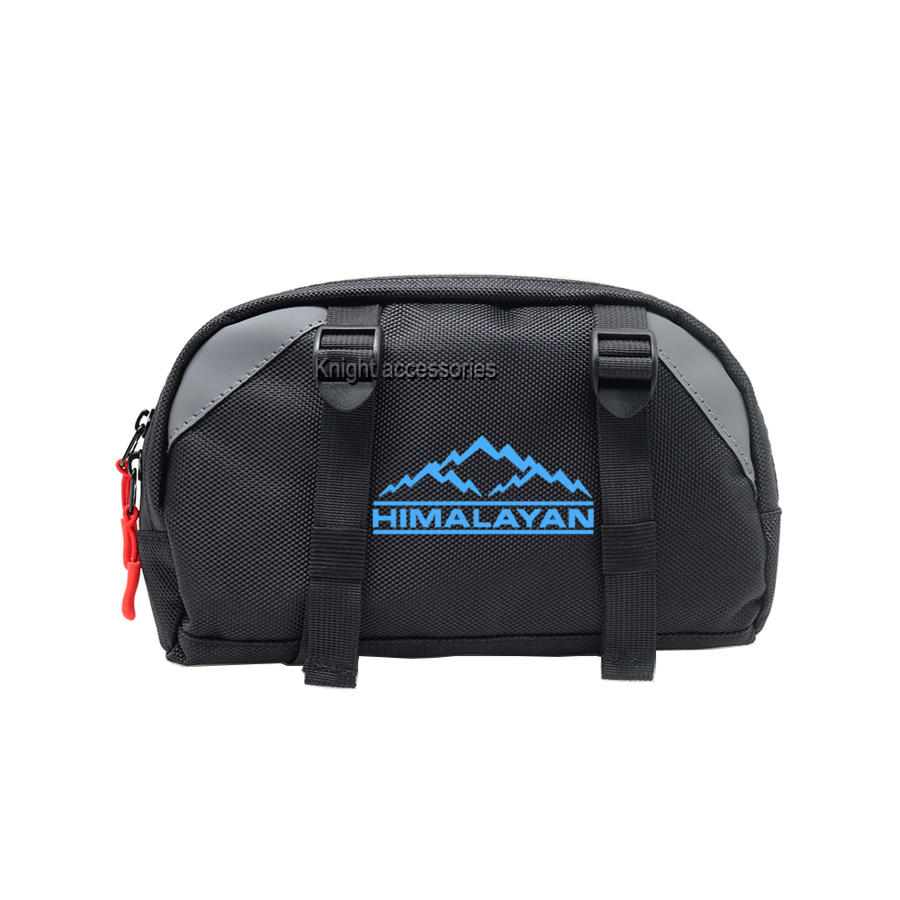 For Himalayan 450 himalayan 450 Motorcycle front handlebar bag multifunctional storage bag travel bag: Silver
