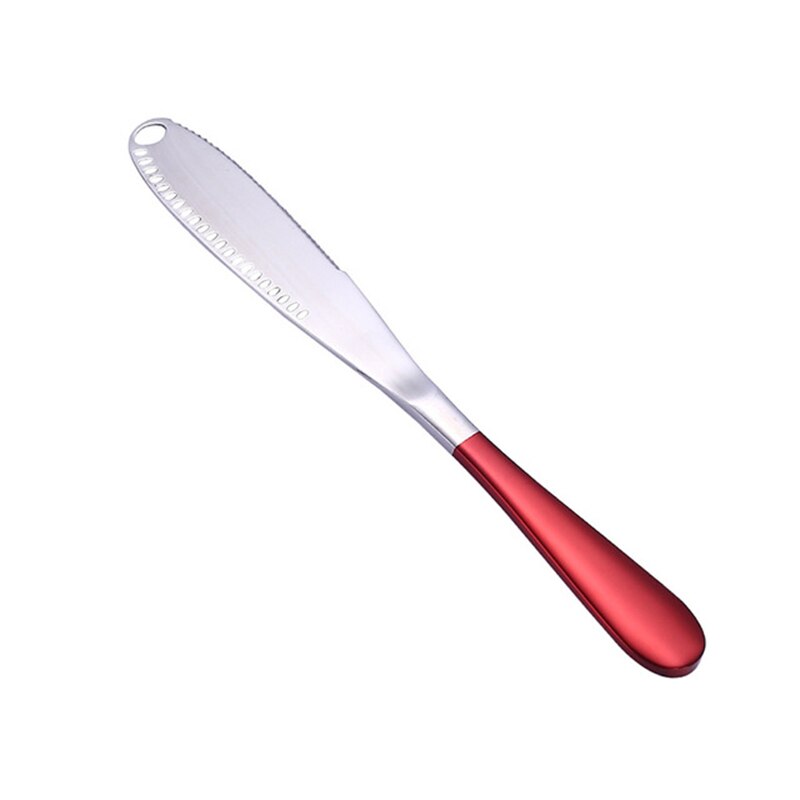 Couteau à beurre multifonction en acier inoxydable, ustensile à crème, ustensile à Dessert, Toast pour casse-croûte, outils de cuisine: 03