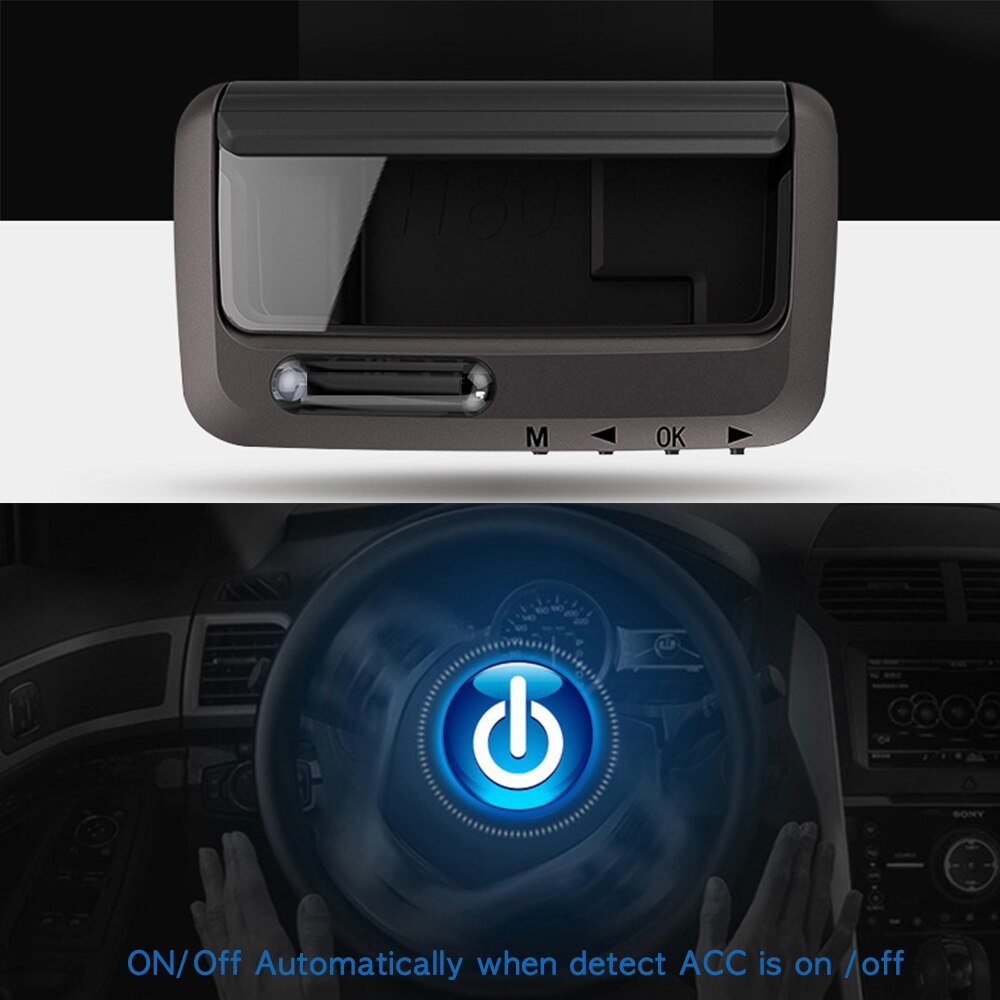 Vjoycar V81 Head-up display GPS HUD Mirror Car Speed Projector Speedometer KMH KPM Compatible Cars Truck Vehicle Supplies