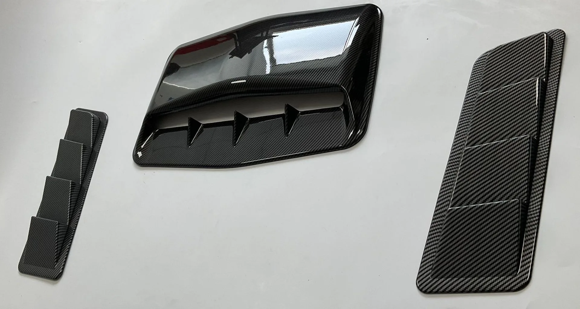 Auto-LKW-Lüftungsöffnungen, Abdeckung für Motorhaube, Motorhaube + seitliche Lüftungsöffnungen, universelles Autozubehör, Außenverkleidung, keine, 100 % nagelneu: Stil6