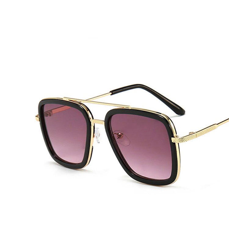 Stijl Iron Man Frame Baby 3-10 Jaar Jongens & Meisjes Zonnebril UV400 Cool Golden Metalen Bril vintage Oculos De Sol N469