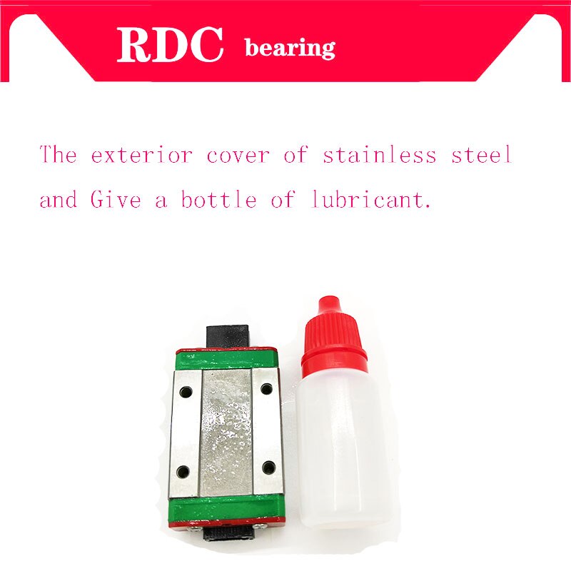 2pcs 12mm Linear Guide MGN12 L= 300mm linear rail way + MGN12C or MGN12H Long linear carriage for CNC XYZ Axis