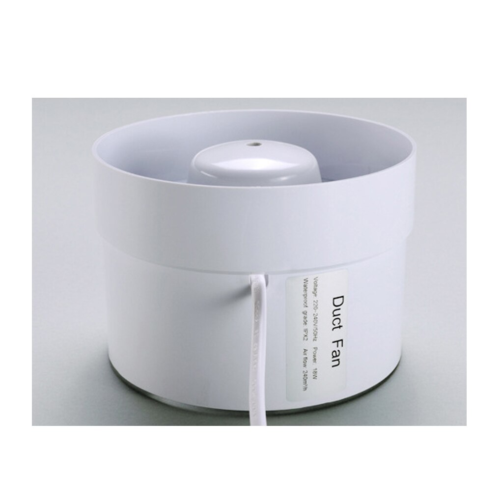 SILENT BATHROOM KITCHEN TOILET LOFT 100/4" IN LINE DUCTING EXTRACTOR FAN Air Cooled Hydroponic Blower Residential