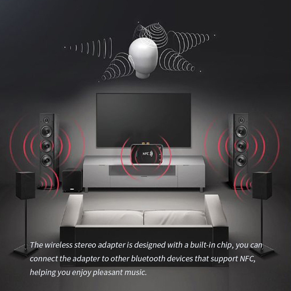 Bluetooth 5.0 Ontvanger Zender Fm Stereo Aux 3.5Mm Jack Rca Optische Draadloze Handsfree Call Nfc Bluetooth Audio Adapter Tv