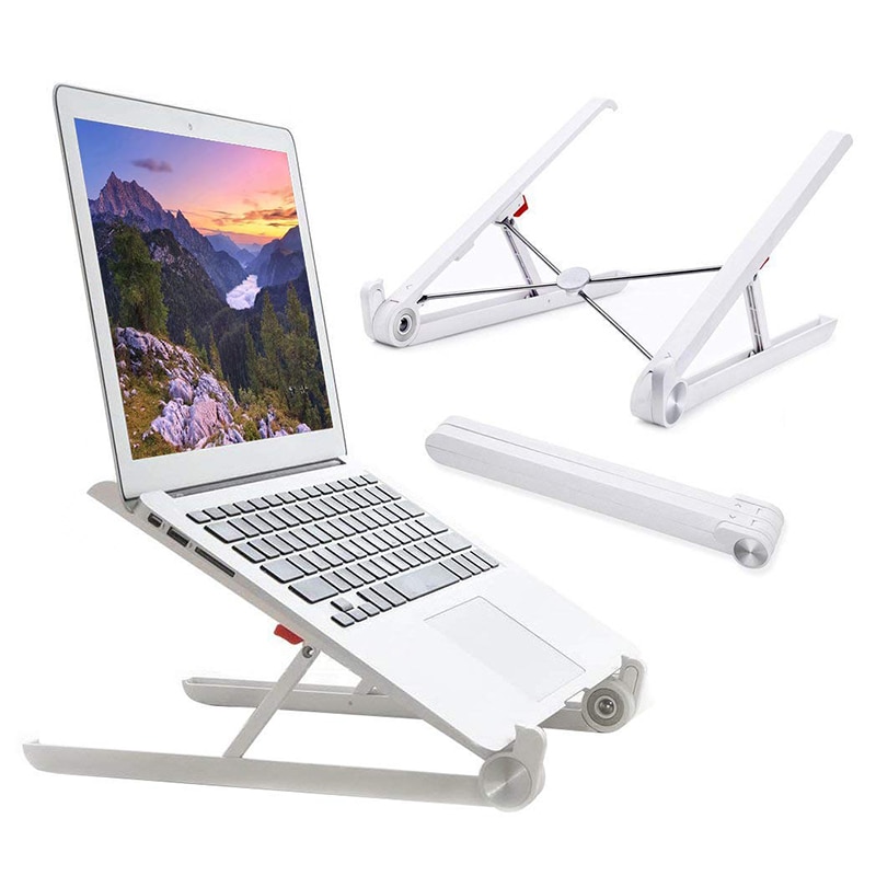 Draagbare Laptop Stand Folding Laptop Mount Houder Hoek Hoogte Verstelbare Ergonomische Notebook Stand compatibel tot 15.4 inch