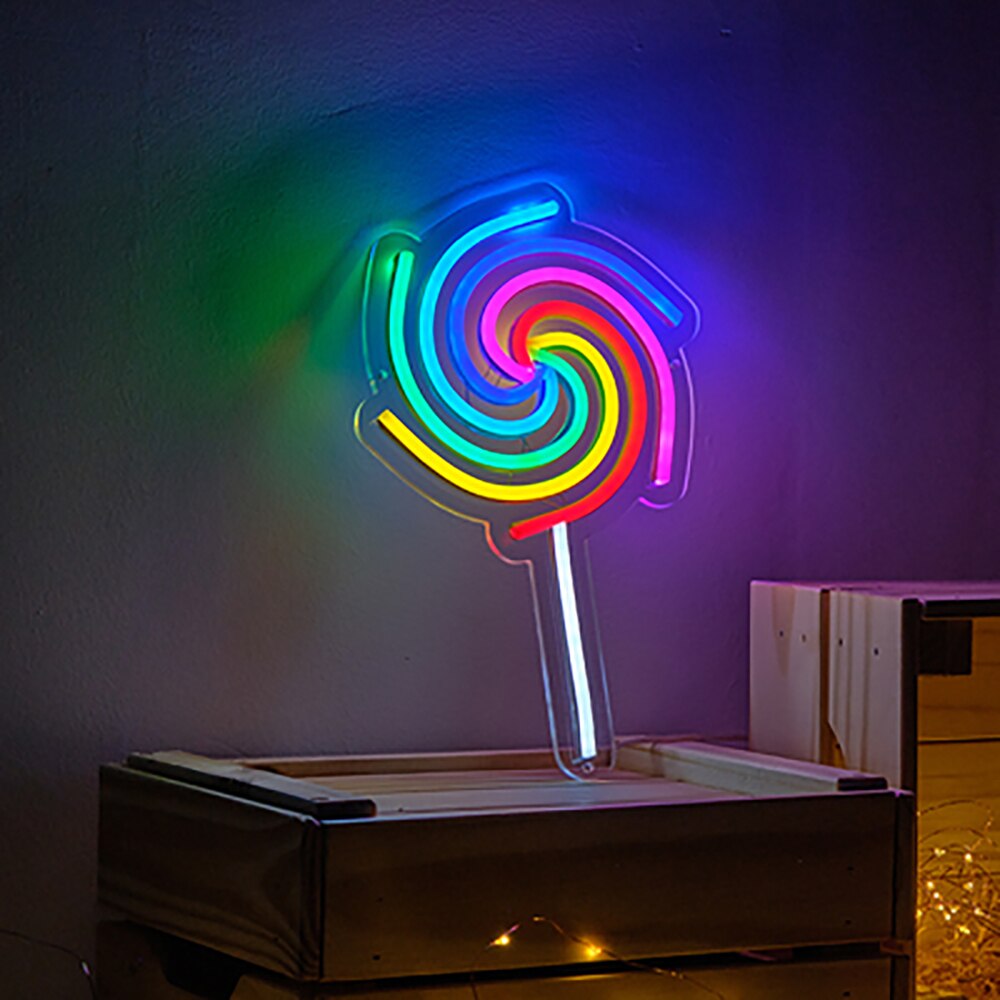 Señal de neón Led creativa, luces nocturnas alimentadas por USB de 5V, para dormitorio, tienda, Pub, Bar, restaurante, , decoración de pared, lámpara comercial de estética