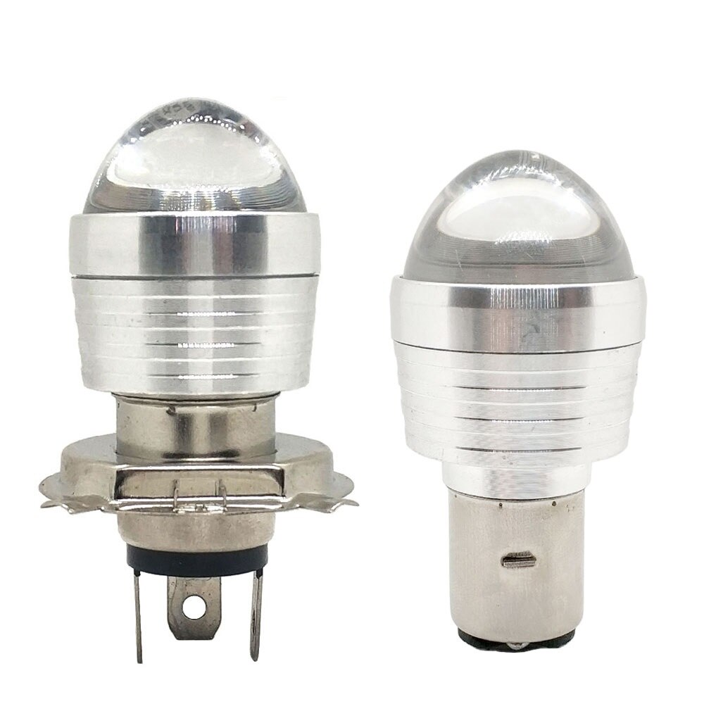 H4 P43t HS1 LED Motorcycle H6 BA20D Led Headlight Bulb Spotlight Moto Lights Hi Lo beam Motorbike Fog Lamp 12v-80v Flash Strobe