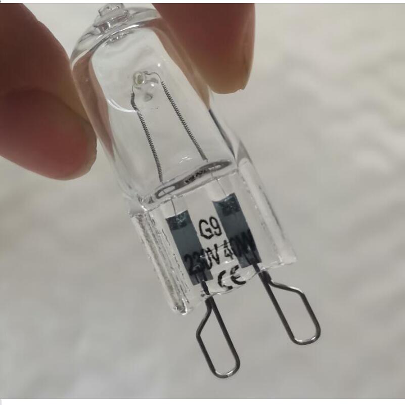2pcs/lot 25W 40W 60W G9 Oven Light High Temperature Resistant 220V 230V Halogen Bulb Lamp For Refrigerators Ovens Fans with box