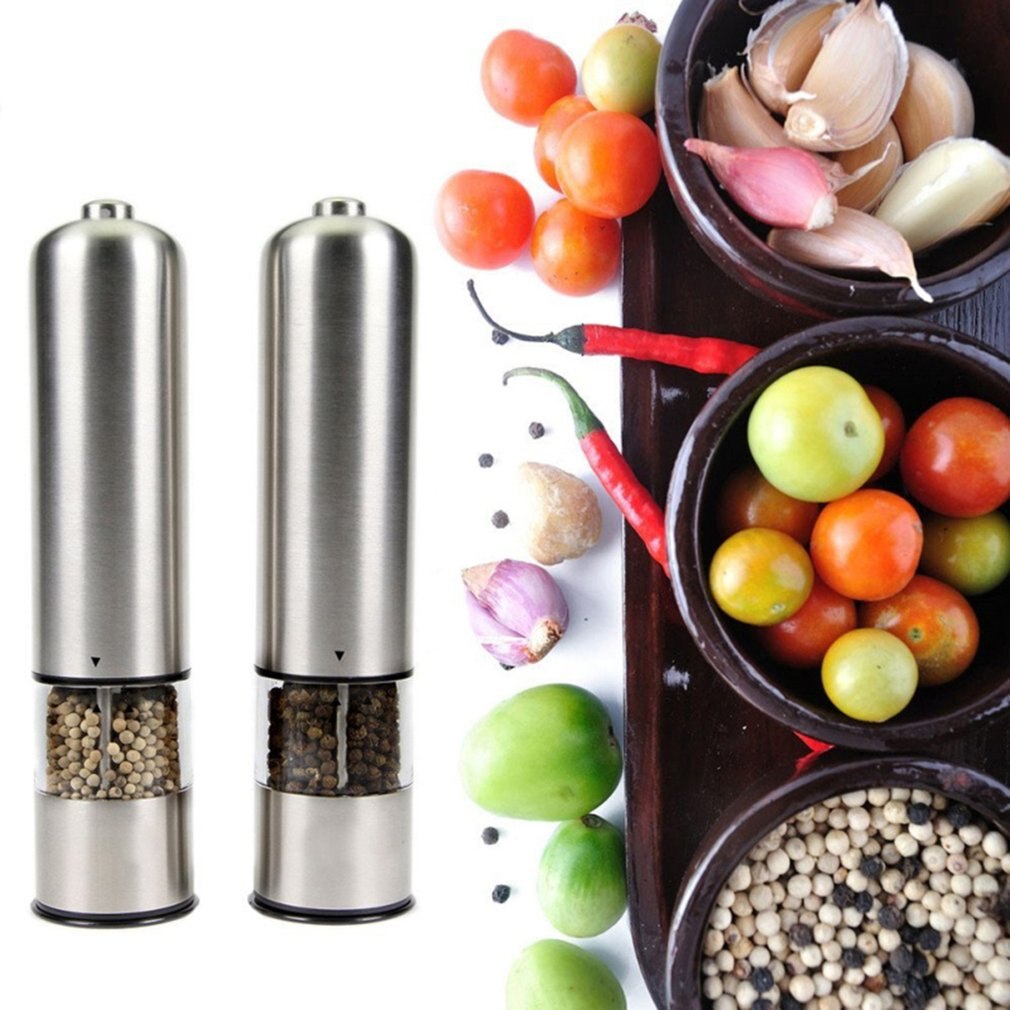 Manual Stainless Steel Salt Pepper Spice Sauce Grinder Mill Muller Stick Kitchen Tools Accessories Kitchen