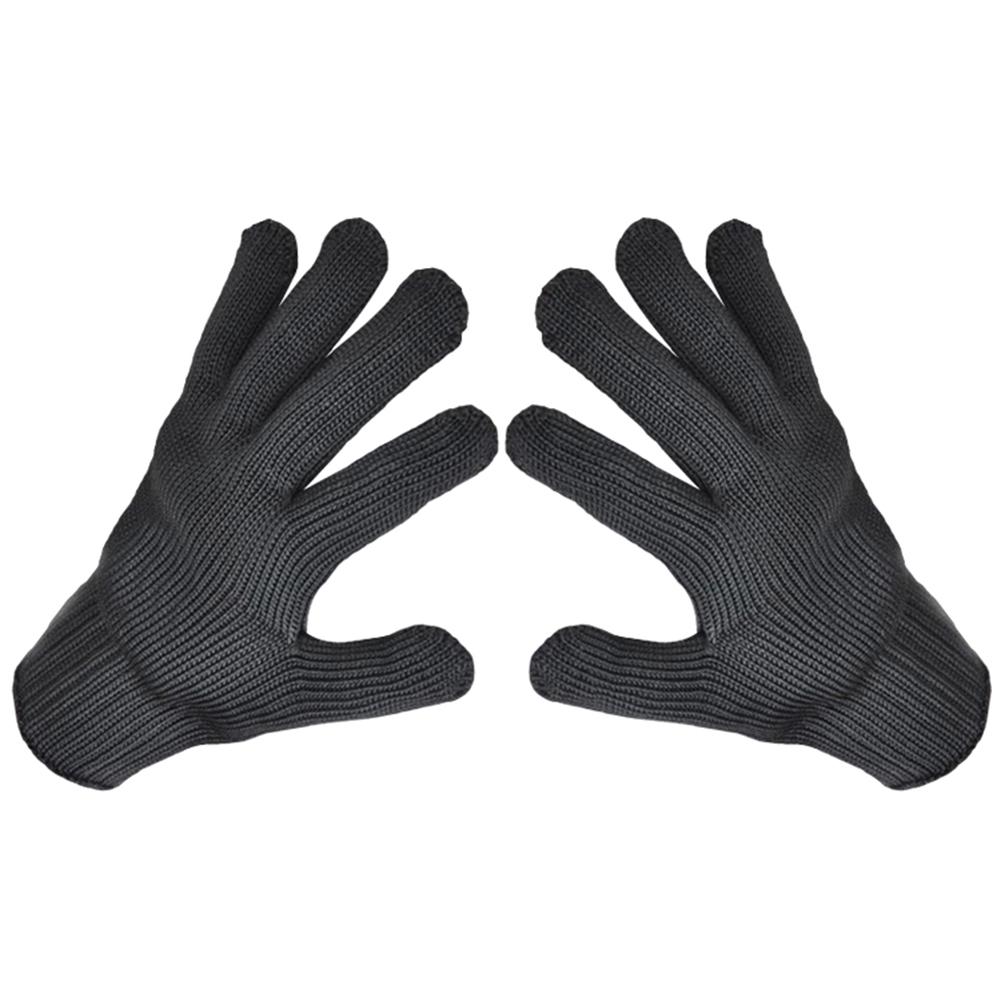 1 Paar Roestvrij Staal Gaas Anti Cut Weerstand Veiligheid Beschermende Handschoenen Chic