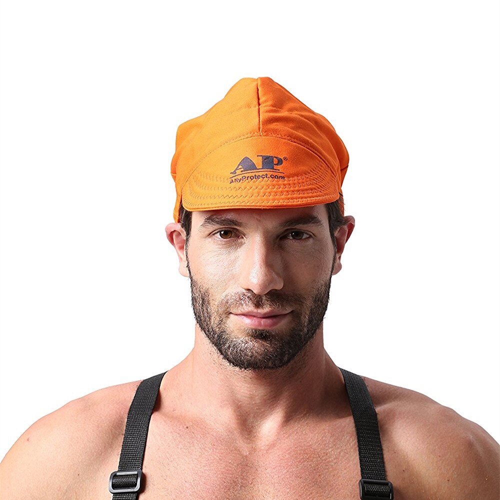 Welding Cap Flame Retardant Fabric Washable Cotton Worker Safety Welding Cap Welding Hat Welding Hood