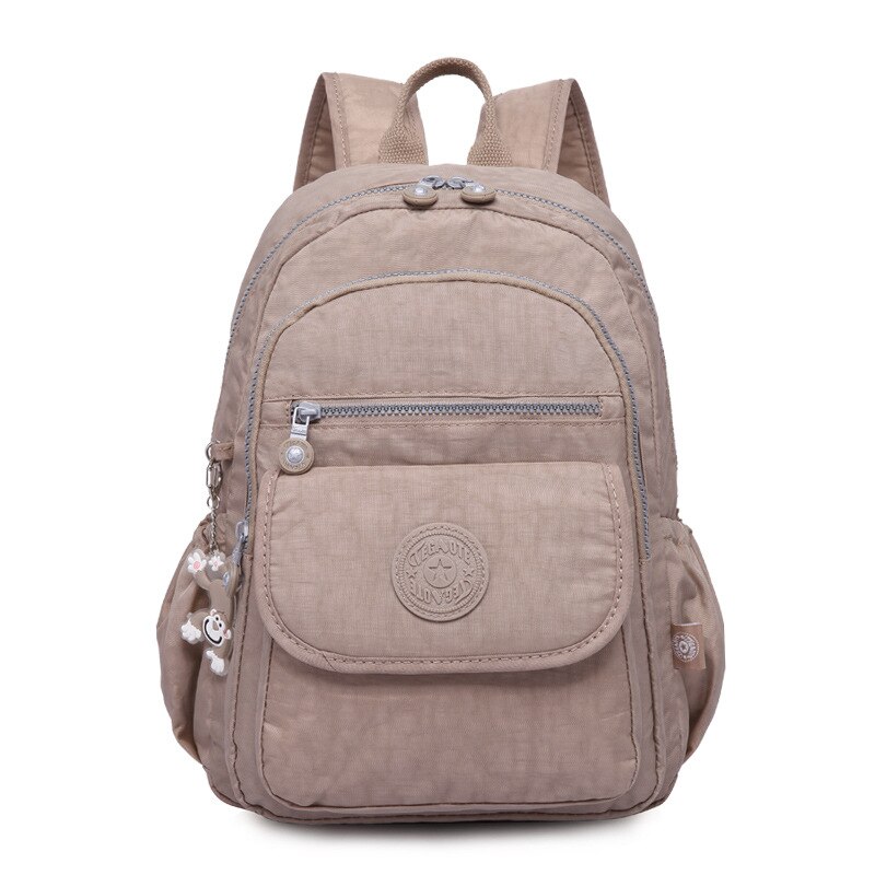 Student School Tassen Waterdichte Rugzak Voor Tiener Meisje Grote Capaciteit Schooltas Kinderen Laptop Rugzak Kinderen: khaki