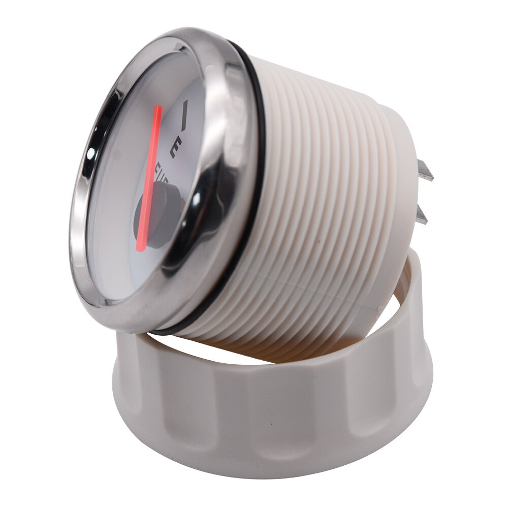 52mm brændstofniveaumåler 9 ~ 32v bilbåd marine brændstofmåler e -1/2-f 0 ~ 190 ohm brændstofmåler 240 ~ 33 ohm med rød baggrundsbelysning