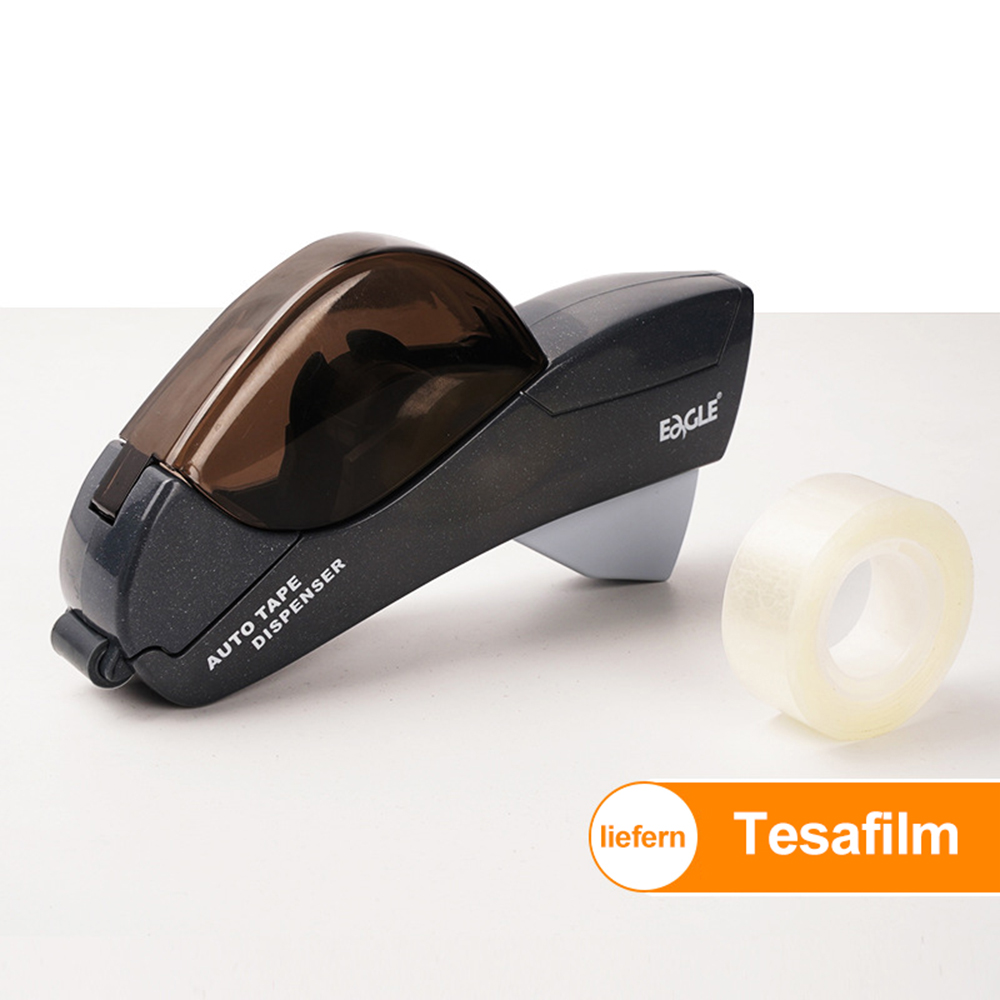 Auto Tape Dispenser Geschikt Voor Tape 20mm Of Minder Een Druk Handheld Lijm Houder Verpakking Cutter Gereedschap Sluitmachine: Black
