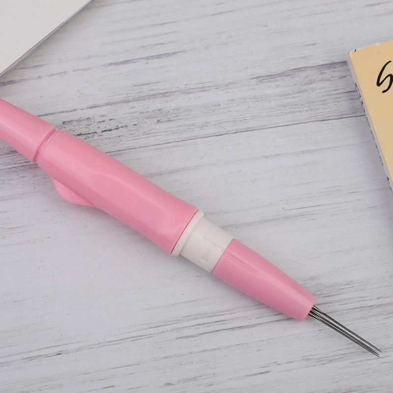 Outils de poke en feutre de laine à 3 aiguilles (trois aiguilles d'agneau), stylo à trois aiguilles, outil de bricolage pour outils de feutrage de laine, accessoires