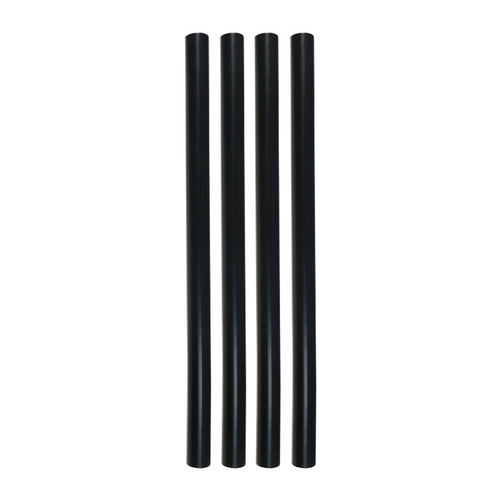 Tubos protectores de silicona para acampada, accesorio resistente al calor, soporte para cocina, 4 uds.: Black