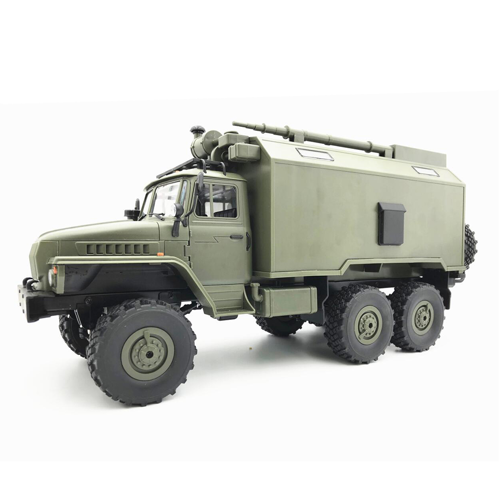 6WD Wpl B36 Afstandsbediening Vrachtwagen Diy Rc Model Speelgoed Auto Legergroen