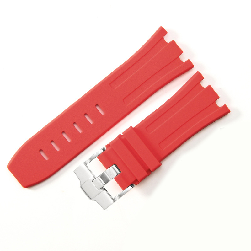 28 mm 30 mm wasserdichtes Silikon-Uhrenarmband für AP königlich Eiche Off-Shore 15710 1570 Gummi-Armbinde