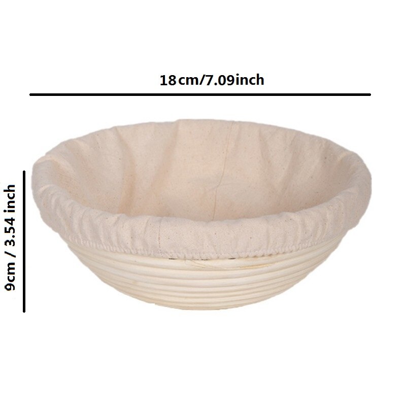Oval Dough Banneton Brotform Dougn Rattan Bread Proofing Baskets Rattan Wicker Fermentation Sourdough Basket 10 Sizes
