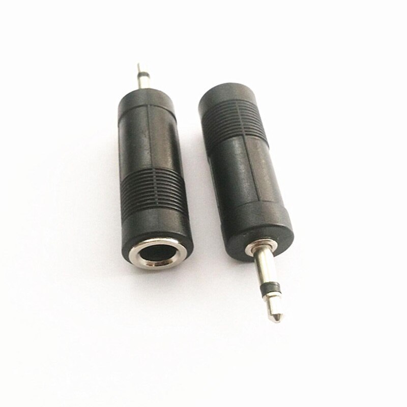 1/4 Inch Female to 1/8 Inch Electric Guitar Adapter Set to USB Interface Link Cable 3.5mm to 6.35mm for PC Recordin Guitars Bass