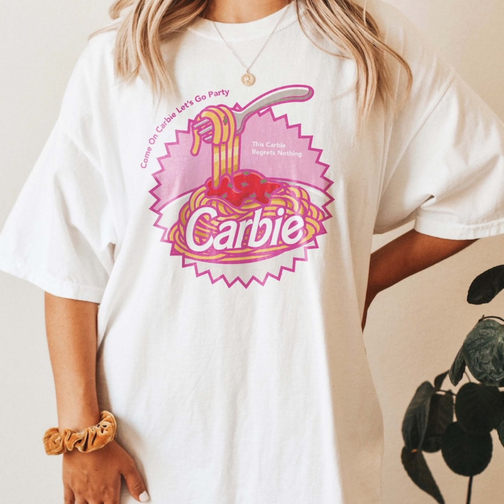 I Love Carbs Bread Pasta Pizza Funny Meme Tee Ken Shirt Weird Shirts Ironic Shirts Aesthetic Trendy Doll Movie Shirt Dreamhouse