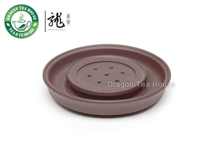 Yixing-bateau à thé en argile | Marron foncé, Zisha Cha Chuan * bateau à thé