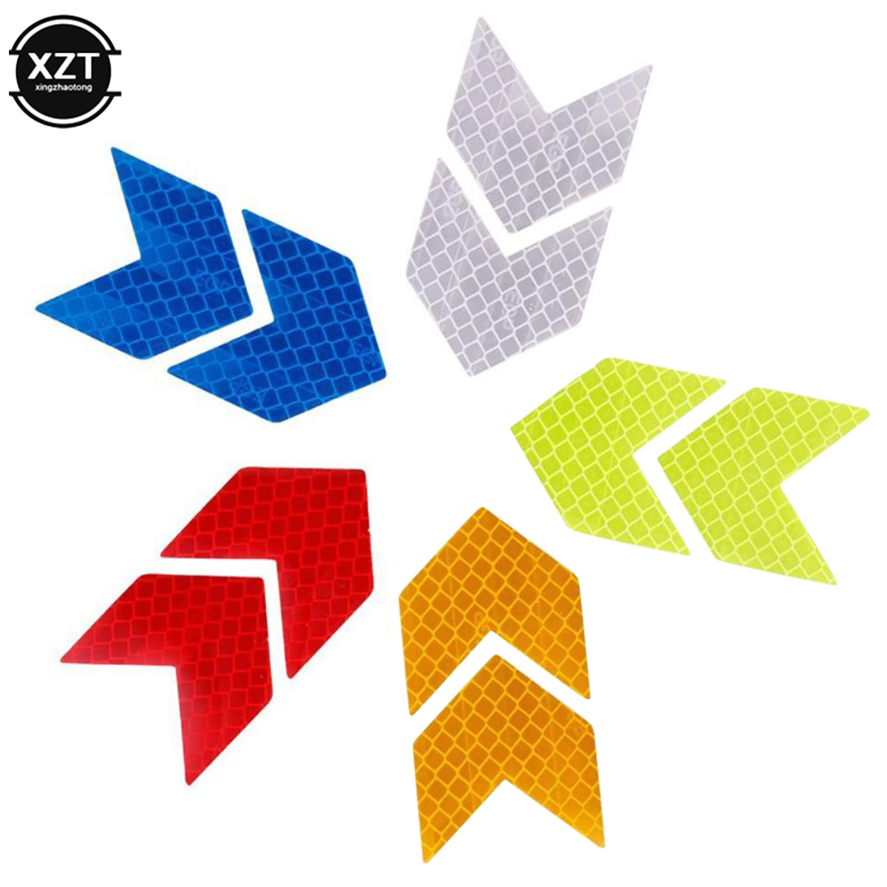 1 pz adesivo per auto nastro riflettente avviso di sicurezza adesivo per paraurti auto bagagliaio riflettore nastro di pericolo macchina messa in piega