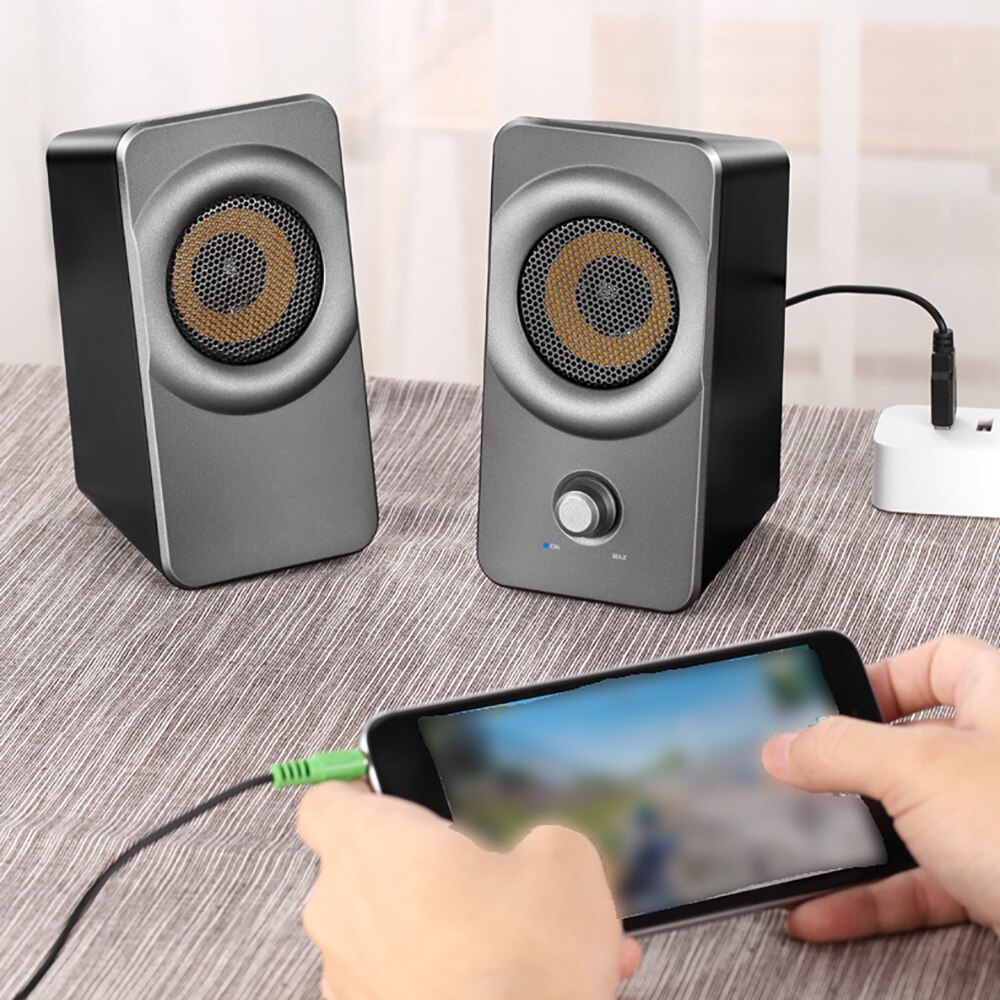 Mini Computer Speaker 3D Surround Sound Mini Subwoofer Muziek Speaker Voor Laptop Pc Telefoon Stereo Bluetooth Speaker