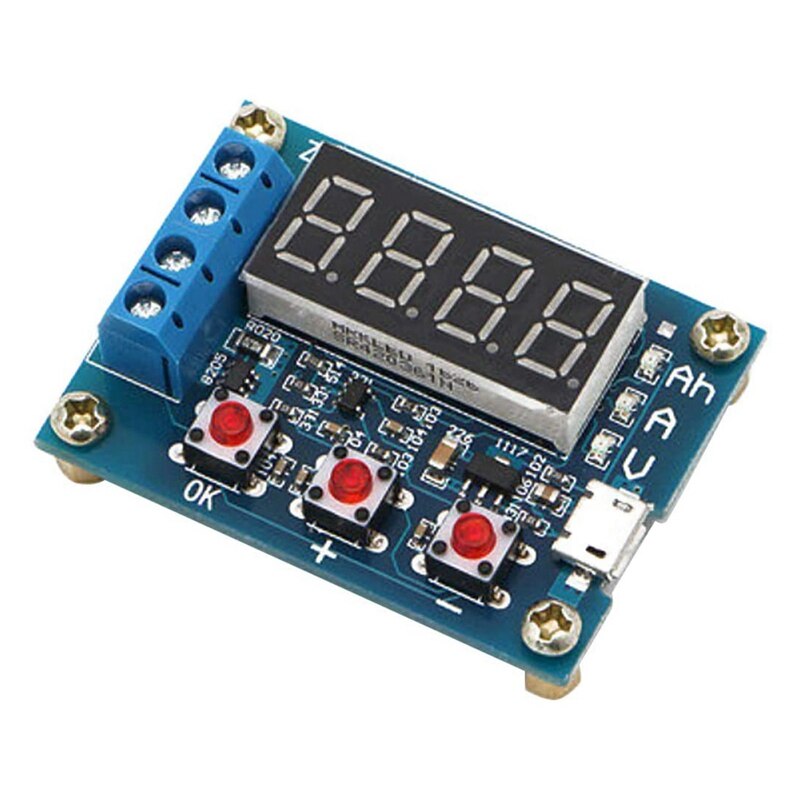 Best ZB2L3 Battery Tester LED Digital Display 18650 Lithium Battery Power Supply Test Resistance Lead-Acid Capacity