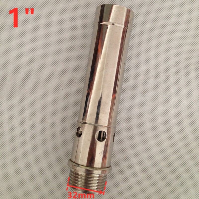 1/2" 3/4" 1" 304 Stainless Steel Fountain Nozzles Garden Pond Jet Straight Outdoor Water Spray Head: PURPLE