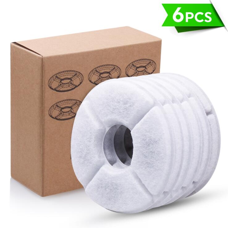 2Pcs/4Pcs/6Pcs Actieve Kool Filters Houtskool Filter Vervanging Voor Fontein Voor Kat Hond Huisdieren drink Water