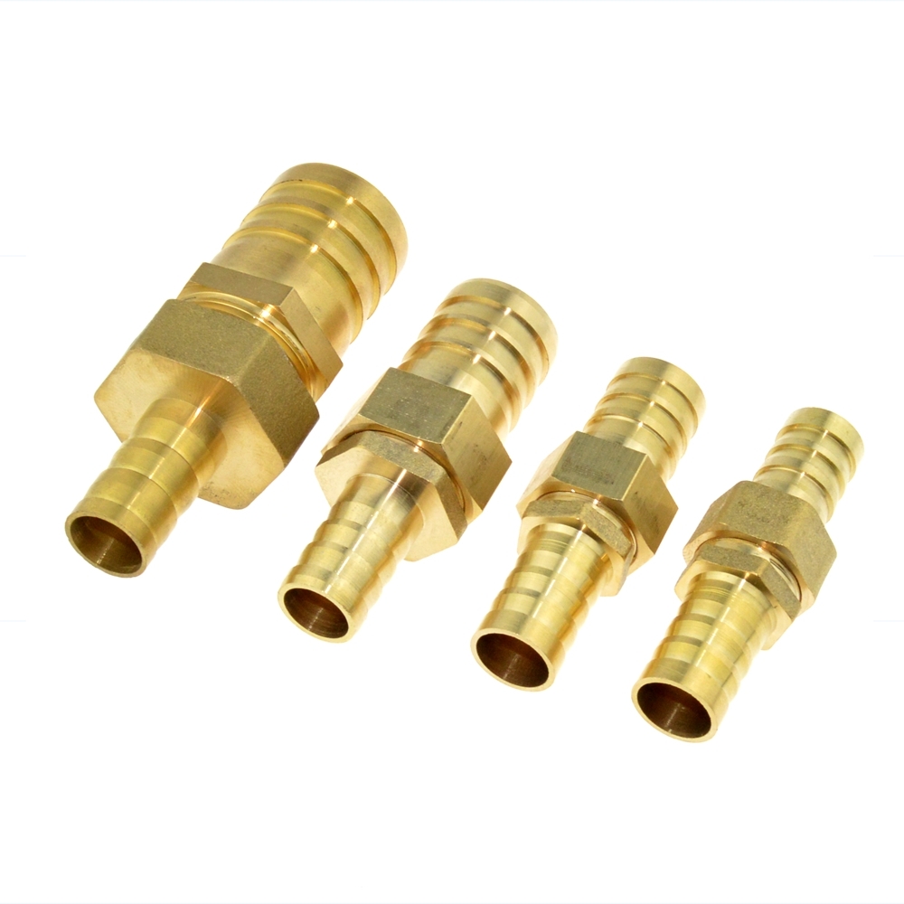 Brass Fitting 16mm Hose Barb to 19mm 25mm 32mm OD Hose Gas Coupler Connector Raccord Barb Reducer Copper Pipe Air Tube Adapter