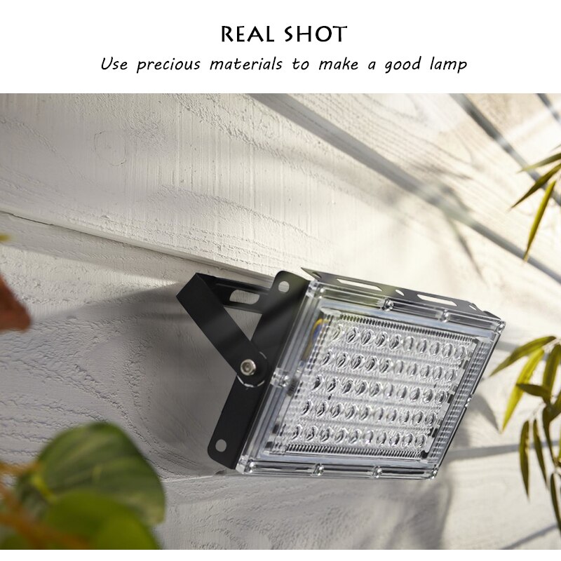 Foco LED impermeable para exteriores, 50W, IP65, 220V, 240V